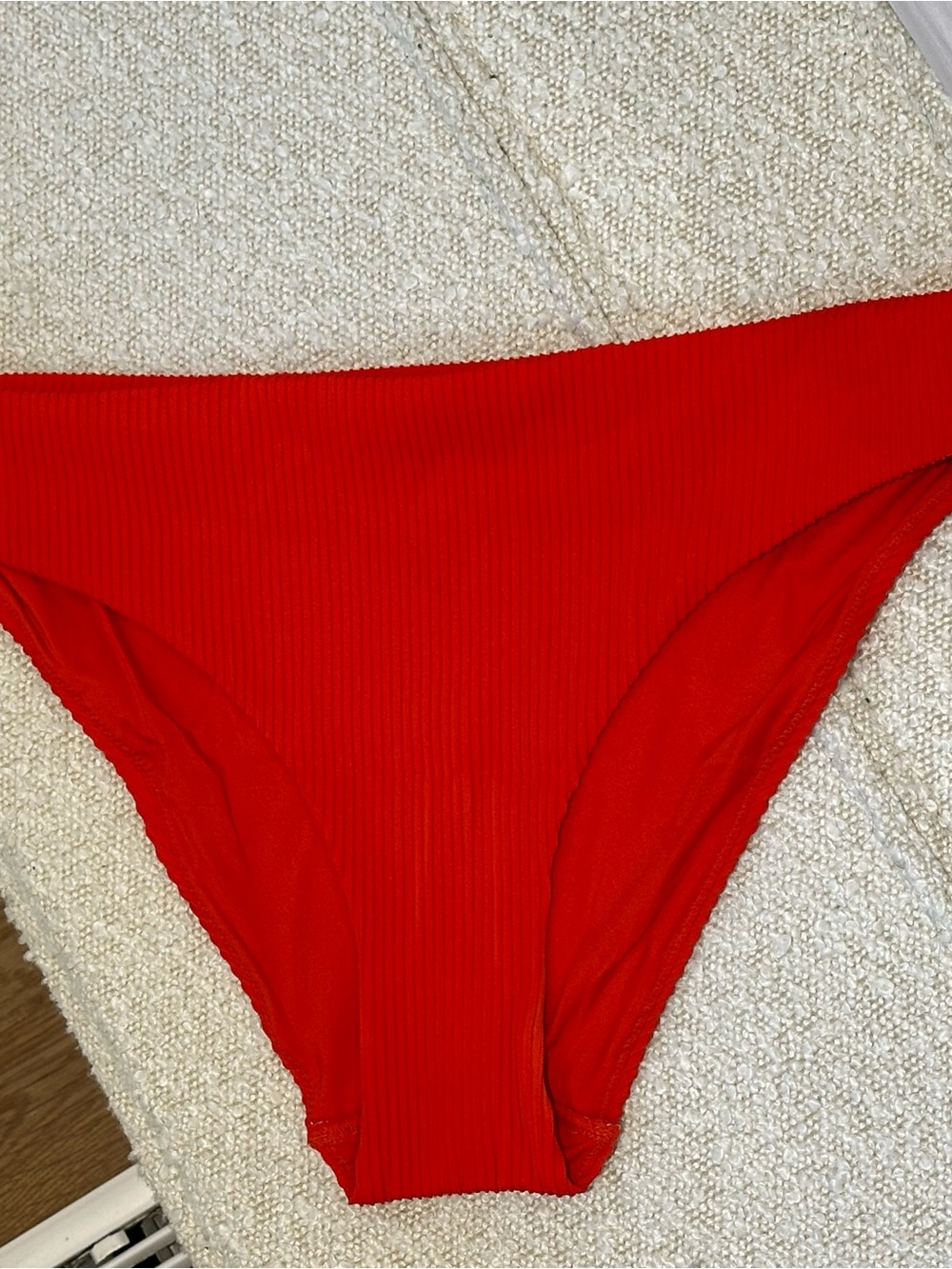 COS Red Ribbed Bikini Briefs - Picture 2 of 3